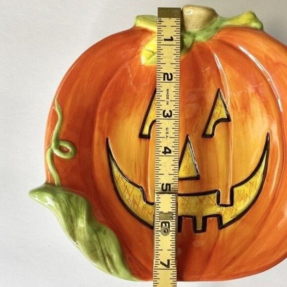 Certified International Susan Winget Jack O’Lantern Pumpkin Halloween Dish Bowl - Picture 11 of 11